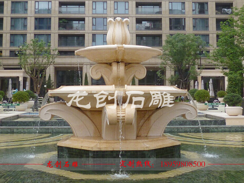 廣場石頭噴泉多少錢 石雕噴泉定制價(jià)格