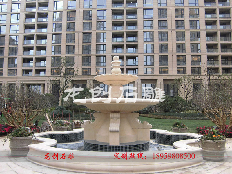 廣場石頭噴泉多少錢 石雕噴泉定制價(jià)格